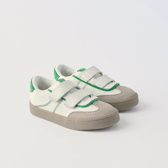 ZARA BABY LEATHER SNEAKERS - Picture 5 of 8